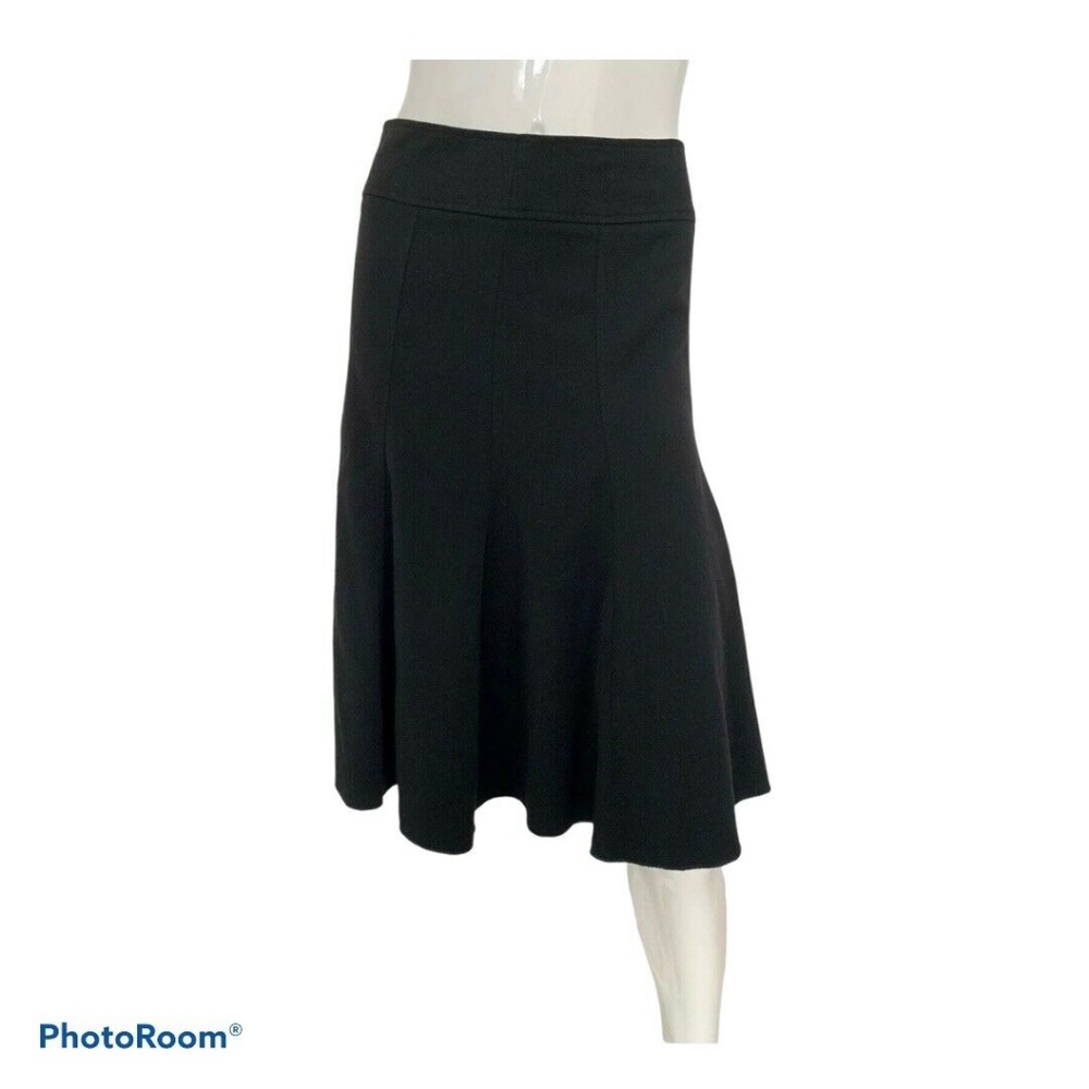 Forever 21 Flare Black Skirt Knee Length XS